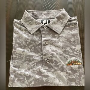 Footjoy Gray Camo Polo Shirt
